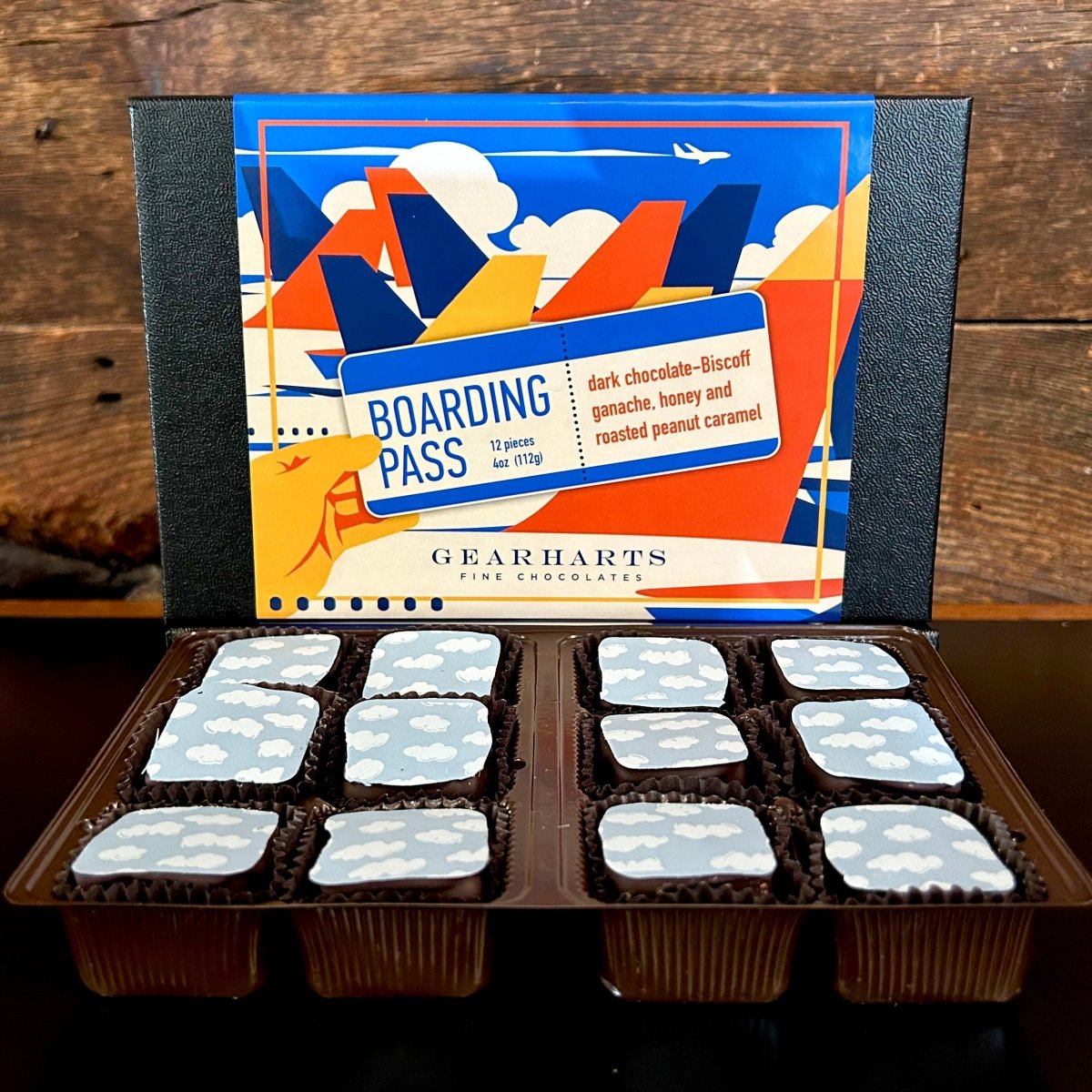 Boarding Pass - Gearharts Fine Chocolates