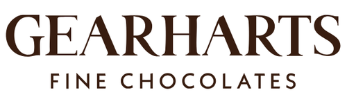 Gearharts Fine Chocolates logo on a white background