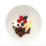 Bowl of chocolate granola