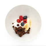 Bowl of chocolate granola