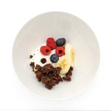 Bowl of chocolate granola
