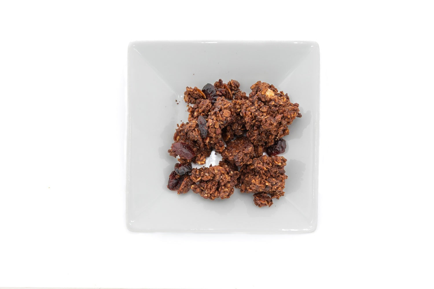 Chocolate granola detail