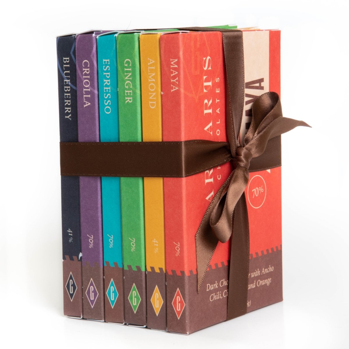 Six-Pack of Handmade Chocolate Bars - Gearharts Fine Chocolates